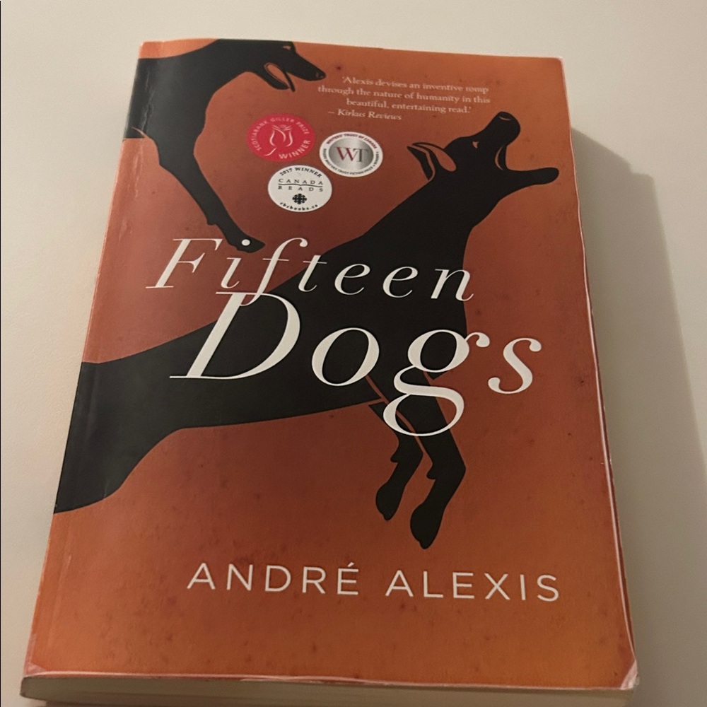 Fifteen Dogs by - Orange Cover